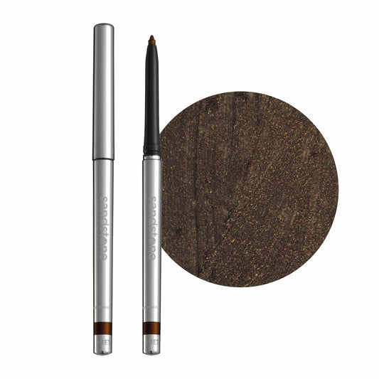 Hypoallergenic Waterproof Eyeliner - Fragrance Free Metallic Eye liner - Vegan and Cruelty Free Eye Pencil - Eyeliner Pencil for Sensitive Eyes (Spicy Cinnamon)-Velvo Beauty