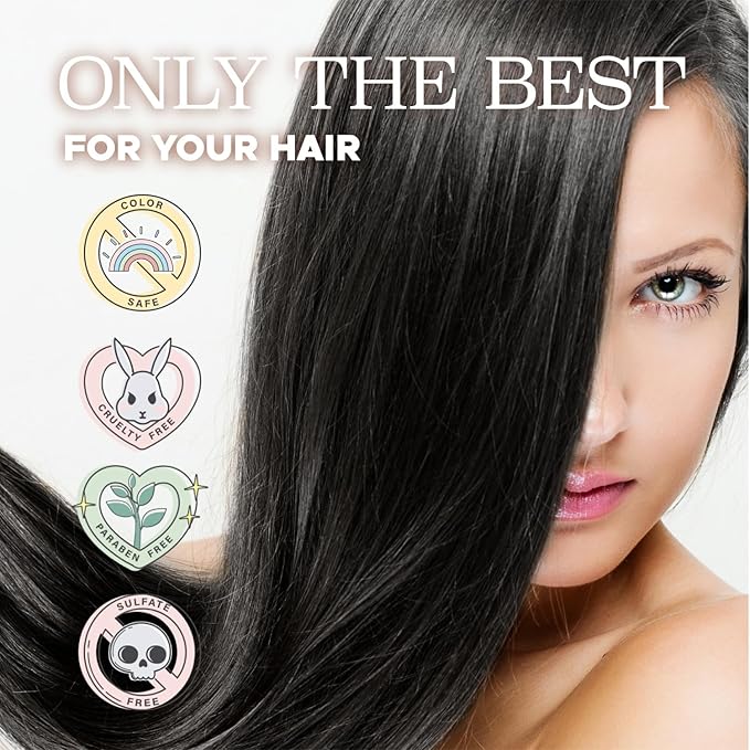 L LUSETA Argan Oil Hair Serum, 100% Pure Argan Oil for Frizzy Control Dry Damage , Repair, Shine Smoothing Strengthening & Nourishing, 3.38 Fluid Ounces-Velvo Beauty