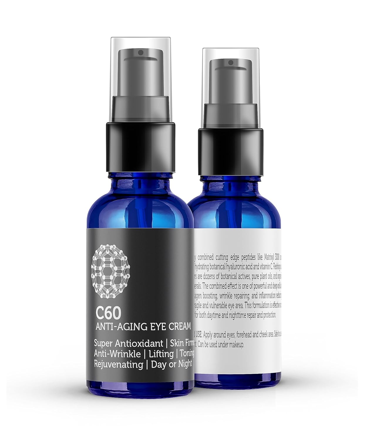 C60 Complete Skin Care Solution - Anti Aging Moisturizer, Mask, Eye Cream and Serum with Carbon 60 Superantioxidant - Brightening for Dark Spots, Even Skin Tone, Eye Area, Fine Lines & Wrinkles-Velvo Beauty
