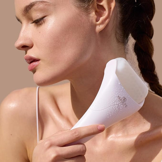 The Ice Roller by Project E Beauty | Cryotherapy Treatment | Facial Massage | Reduce Under Eye Puffiness, Dark Circles | Muscle Soreness Pain Relief Redness-Velvo Beauty