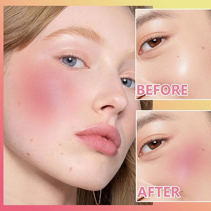 Liquid Blush,Natural Soft Cream Face Blush Matte Cheek Tint,Lightweight,Moisturizing,Waterproof,Long Lasting Face Blush Stick(5#)-Velvo Beauty