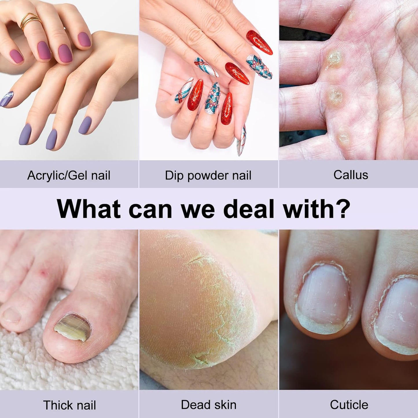 COSLUS Cordless Nail Drill Electric File: Professional for Acrylic Gel Dip Powder Nails Portable Nail Drill Machine Kit for Manicure Pedicure Nail Set with Everything Rechargeable Lightweight-Velvo Beauty