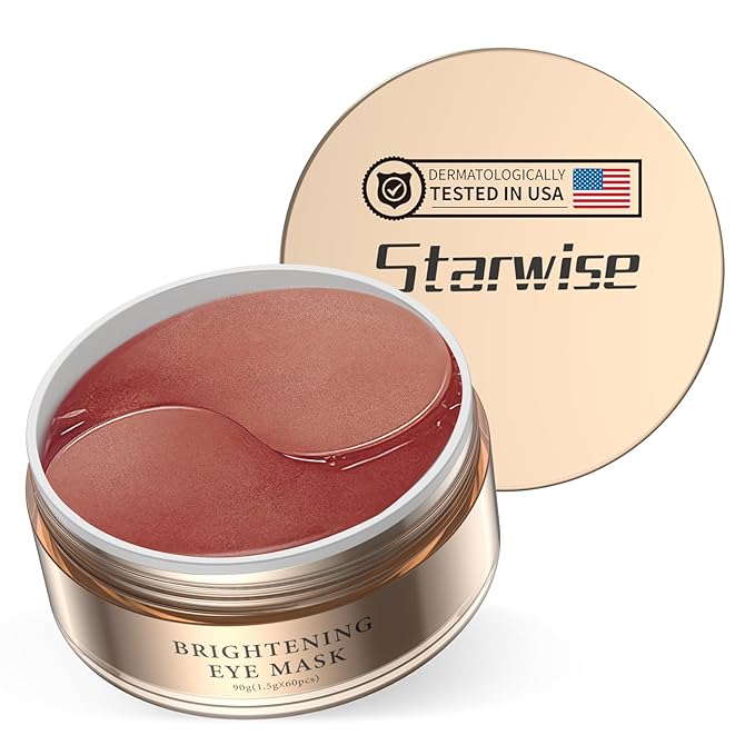 Puffy Eyes Smoothing Under Eye Patches, Caffeine Eye Masks for Wrinkles and Dark Circles, Undereye Bags, Brightening Skincare Treatment for Men & Women, Vegan & USA Tested-Velvo Beauty