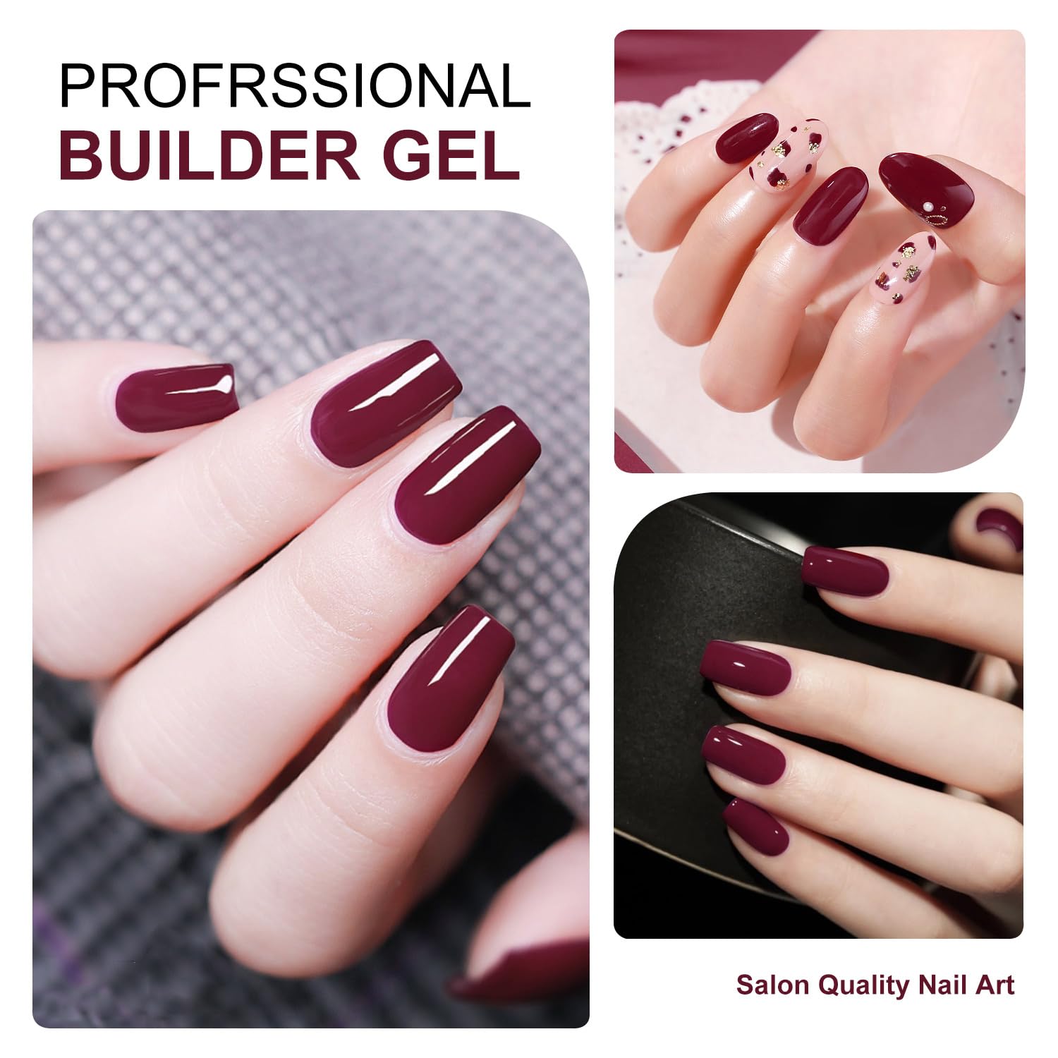 Major Dijit Quick Dry Nail Polish Wine Red Summer Nail Lacquer for Nail Art Regular Nail Polish 0.41 fl oz.-Velvo Beauty