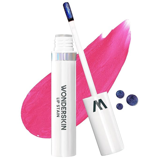 Wonderskin Wonder Blading All Day Lip Stain Peel Off Masque - Long Lasting, Waterproof and Transfer Proof Pink Lip Tint, Matte Finish Peel Off Makeup (Neon Rose Masque)-Velvo Beauty