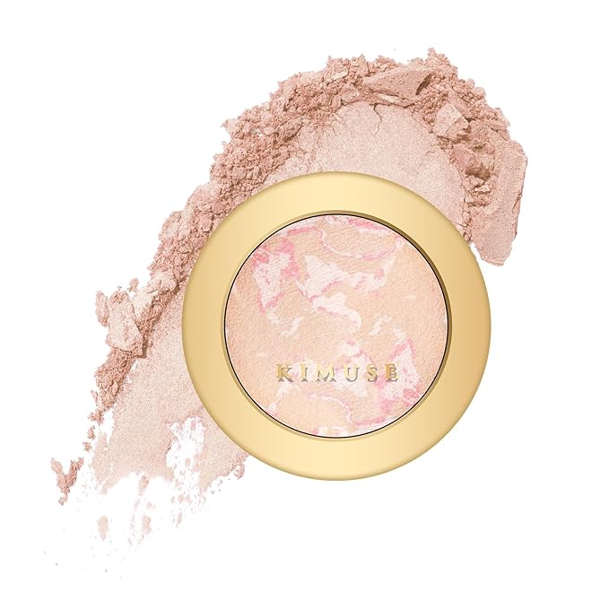 KIMUSE Lighting Glow Baked Foundation, Brighten Color, Color Corrector, Buildable Coverage, Lightweight Powder Foundation, Radiant Natural Finish-Velvo Beauty