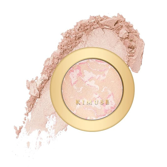 KIMUSE Lighting Glow Baked Foundation, Brighten Color, Color Corrector, Buildable Coverage, Lightweight Powder Foundation, Radiant Natural Finish-Velvo Beauty