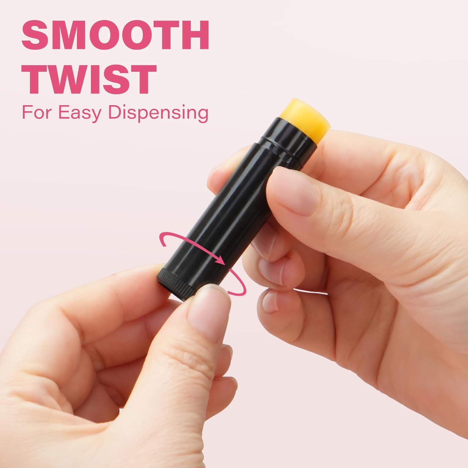 LotFancy Lip Balm Tubes with Filling Tray and Spatula, 50Pcs 4.5ml Black Lip Balm Containers, BPA Free & Leak Free, Handmade Set-Velvo Beauty