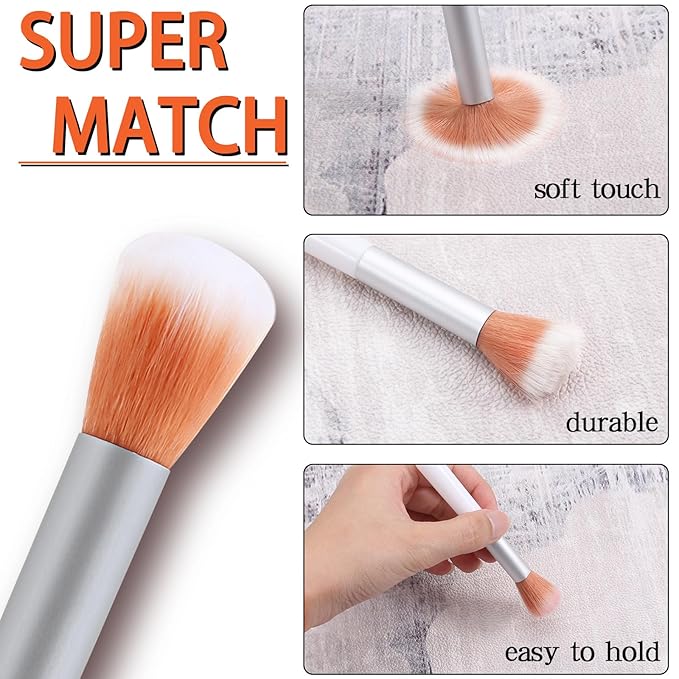 3 Colors Blush Palette，Blush Powder for Cheeks Makeup，Glitter Blusher with Brush，Long Wear，Highly Pigmented-Velvo Beauty