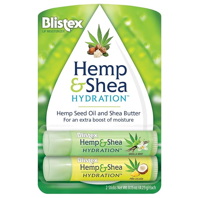 Blistex Hemp & Shea Hydration, 2 count-Velvo Beauty