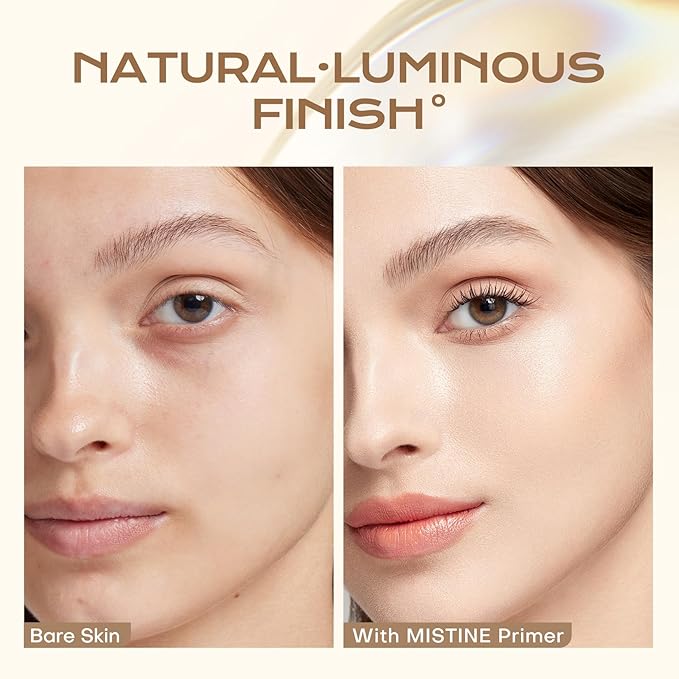 MISTINE Hydrating Makeup Face Primer, 8 Types of Hyaluronic Acid Blur Makeup Primer, Vitamin B5, Skin Perfecting & Smoothing Makeup Primer for Mature Skin,1 Oz-Velvo Beauty