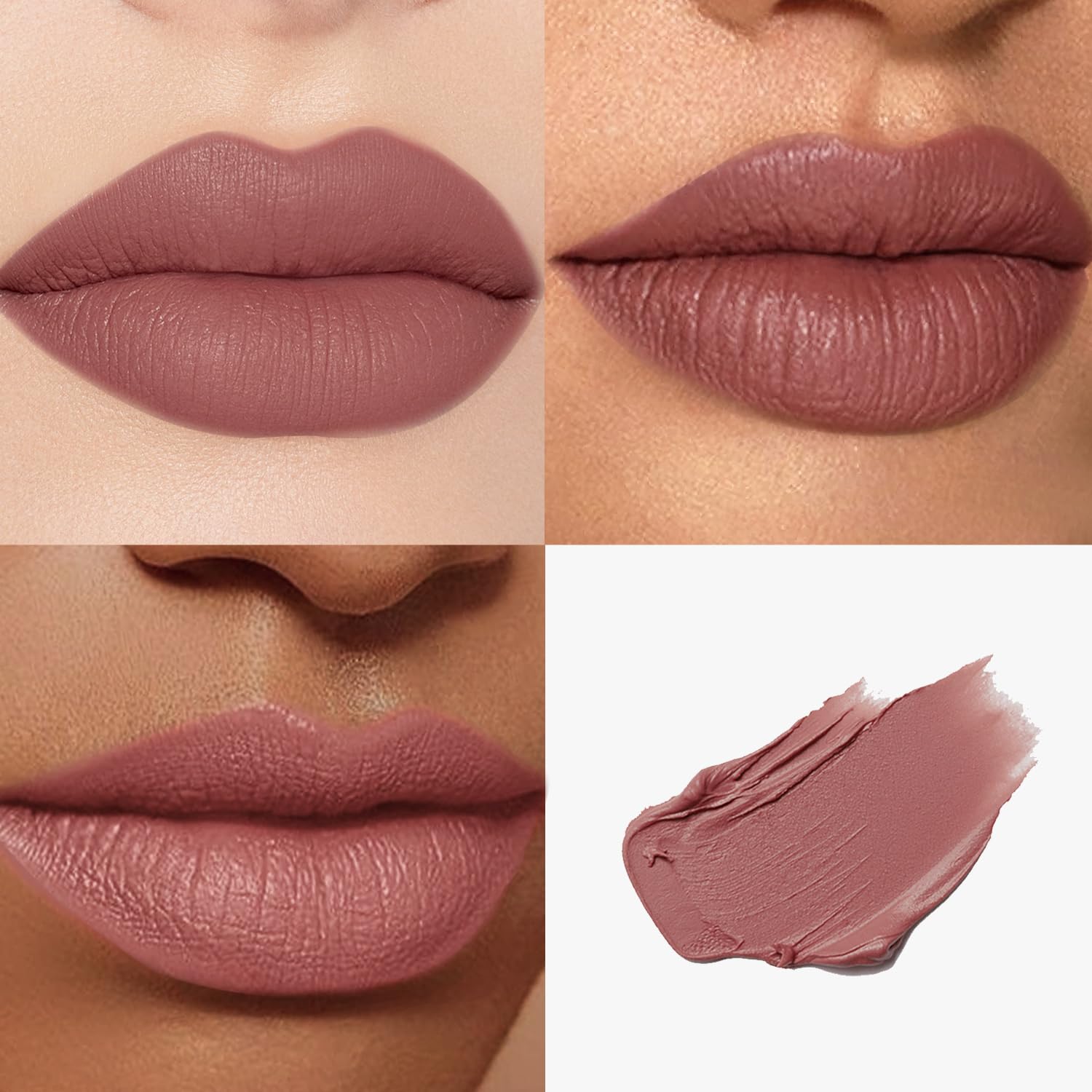 Catkin Moist Lipstick Hydrating High Impact Color Infused with Vitamin E and Avocado Oil Smooth Soft Texture Long Lasting Matte Finish 168-Velvo Beauty
