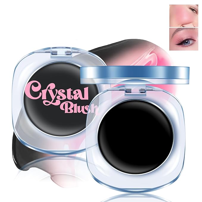 Color Changing Blusher, Black to Pink Blush for Cheek Tint PH Temperature Change Magic Moisturizing Multi-use Cream,LongLasting Waterproof Lightweight Natural-Looking Face Makeup-Velvo Beauty