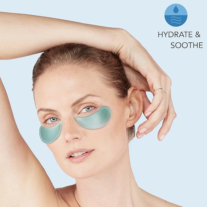 skn by conair Cool Beanz Reusable Under Eye Patches, Rechargeable Cooling Eye Mask to Reduce Dark Circles and Puffiness, and Refresh Tired Eyes-Velvo Beauty