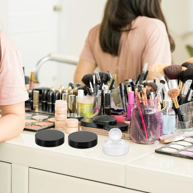 FRCOLOR 1 Set Portion Tray Loose Powder Compact Case Makeup Pallete Blush Storage Case Blush Container Reusable Blush Case Diy Empty Makeup Lipstick Container Blank Abs Sample Travel-Velvo Beauty