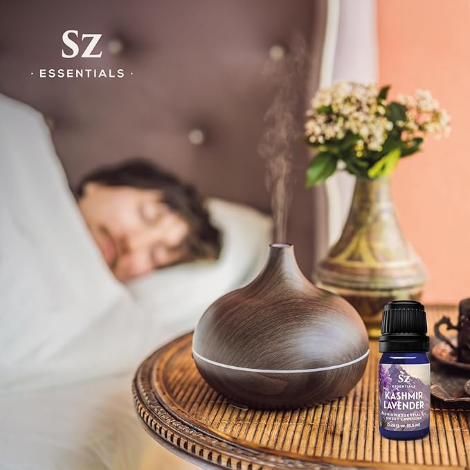 Kashmir Lavender Essential Oil – 100% Pure & Undiluted – Sweet Floral Scent for Relaxation, Aromatherapy, Self-Care, Natural Perfumery – Vegan & Therapeutic – 0.22 fl oz (6.5 mL)-Velvo Beauty