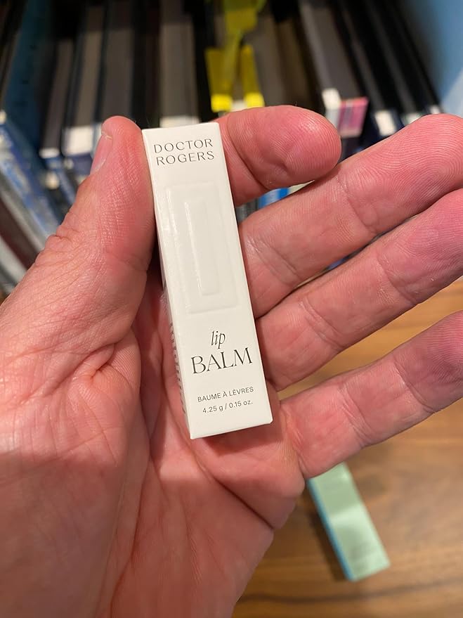 Doctor Rogers Lip Balm, Hydrating and Softening Lip Moisturizer For Very Dry Lips, Dermatologist-Created, Natural, & Hypoallergenic Moisturizing Lip Balms, 4.25g Tube, Pack of 3-Velvo Beauty