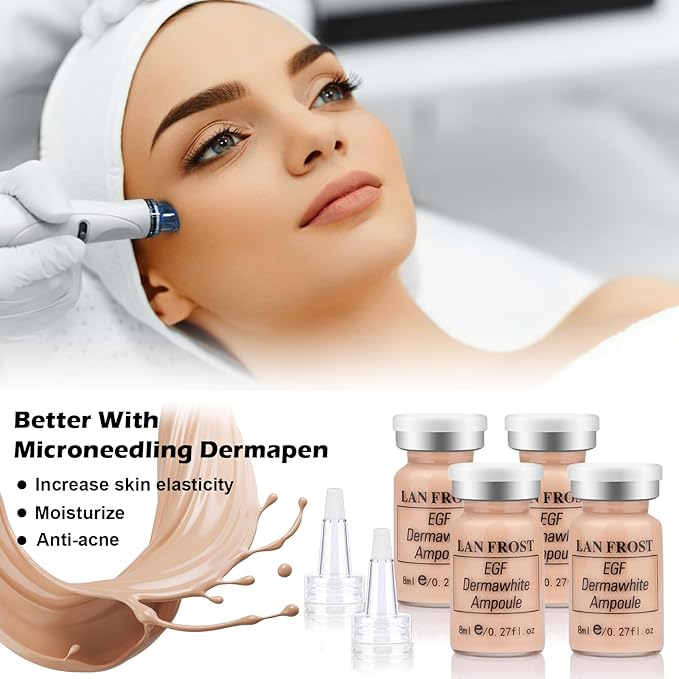 BB Facial Glow Serum Starter Kit Hyaluronic Acid Essence Foundation Skin Care Kit 0.27oz 12 Vials, Combined With Niacinamide and Peptides To Brighten Skin Tone Anti-Aging Foundation Light Rose #3-Velvo Beauty