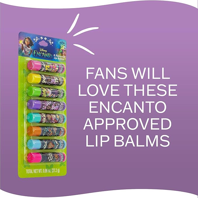 Encanto 8 Pack Lip Balm, 8.0 Fl Oz-Velvo Beauty