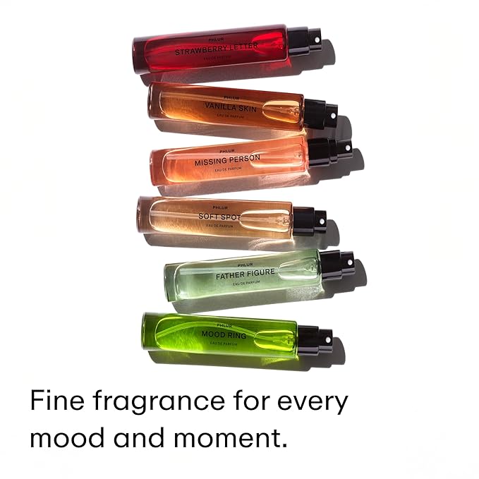 PHLUR Soft Spot Eau de Parfum - Travel Size Perfume Fragrance - Floral Amber Musk Perfume with Bergamot, Mandarin, Jasmine, Sandalwood & Vanilla (9.5mL)-Velvo Beauty