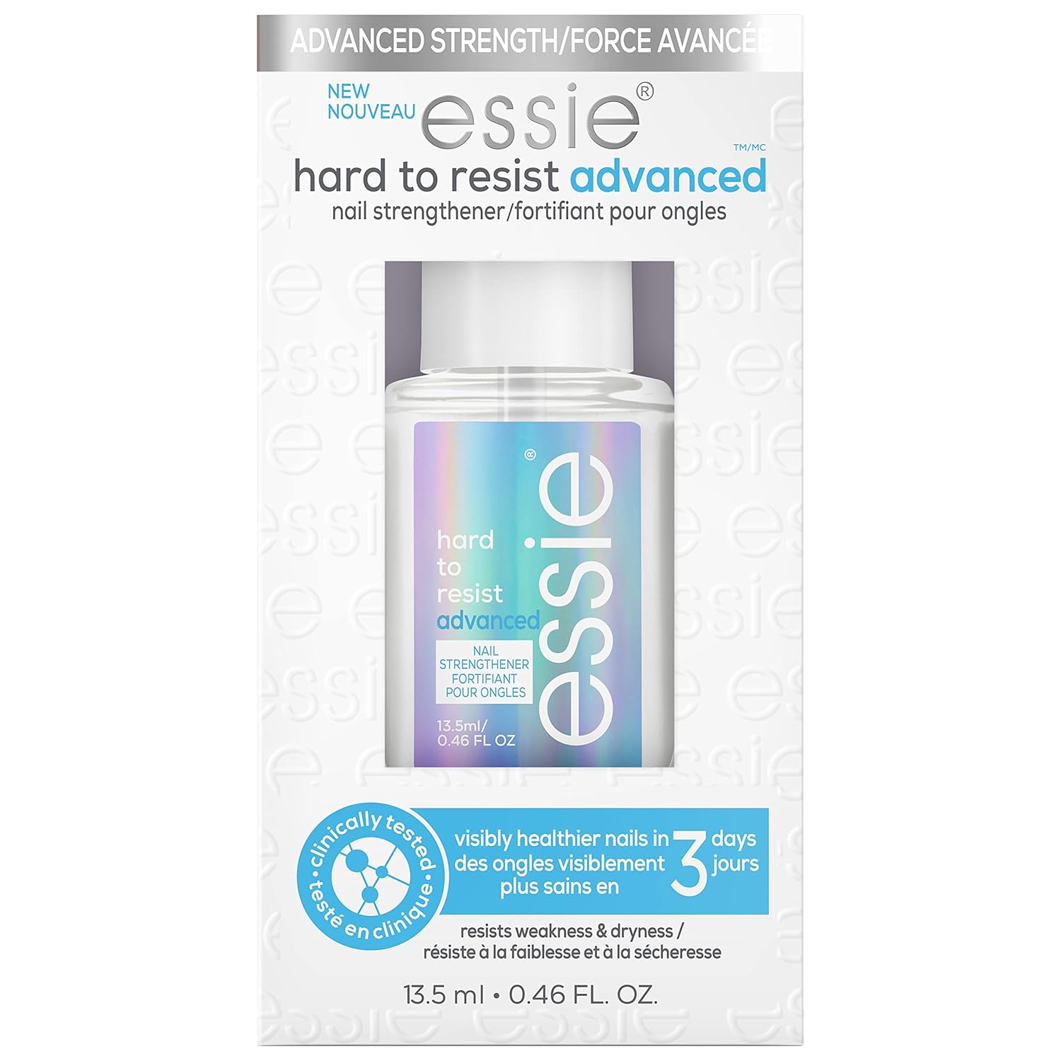 essie nail care, strengthener treatment, vegan, Hard To Resist Advanced, 0.46 fl oz-Velvo Beauty