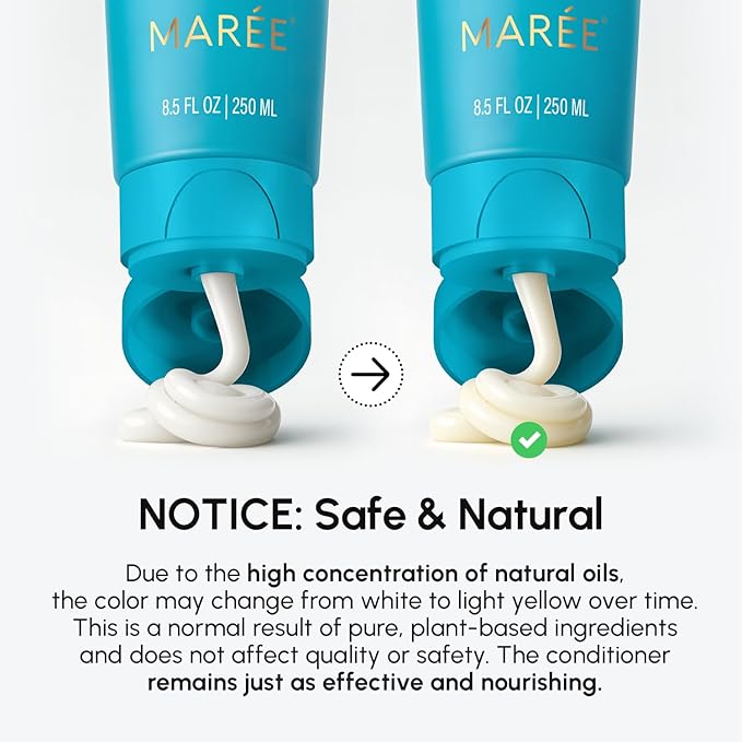 MAREE Hair Mask Conditioner for Women and Men - Hydrating Moisturizing Color Safe Deep Conditioner For Dry Damaged Curly Color Treated Fine Hair - Women's and Men's Acondicionador Para Cabello Rizado-Velvo Beauty