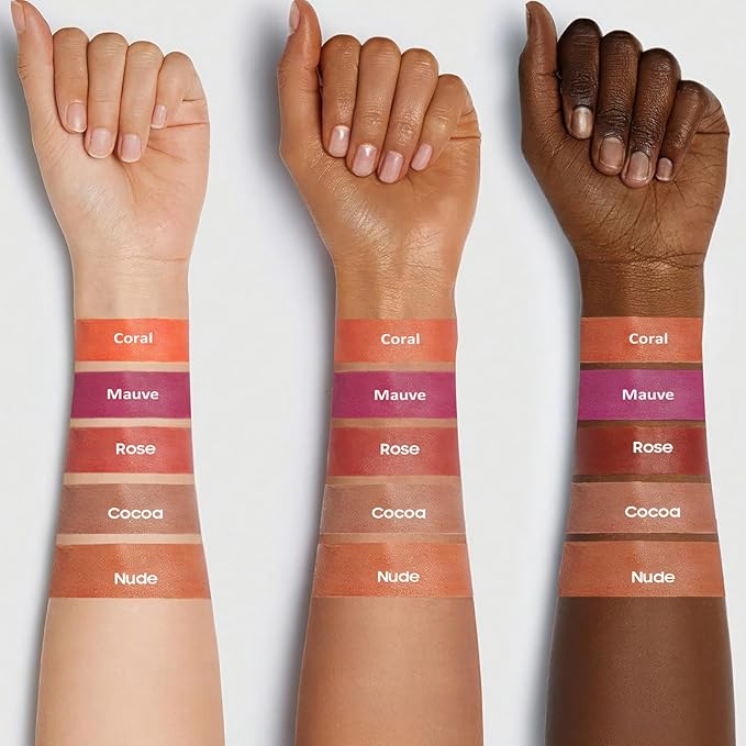 Lip Stain Peel Off - Waterproof Comfortable Vivid Color Peel Lip Liner Non-Stick Cup, Lip Tattoo Peel Off for Beauty & Charming Lip Makeup with All-Day | Vegan and Cruelty Free (#03 Rose)-Velvo Beauty