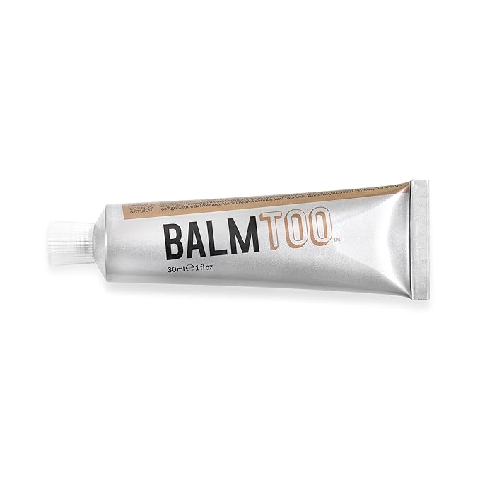Hurraw! Balmtoo Squeezable Balm, Sandalwood Fir: Thick, ultra-moisturizing. Anywhere application. Body, face, lips, neck, fingers, toes. 1 tube = 7 sticks of lip balm. Natural, Organic. Made in USA-Velvo Beauty