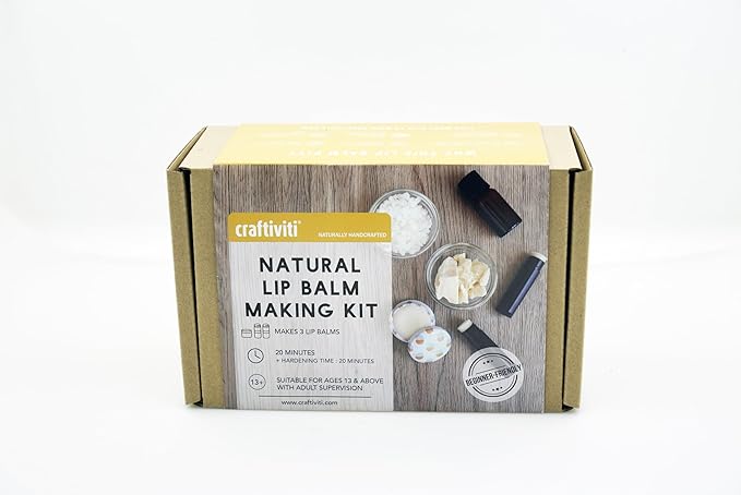 Lip Balm Making Kit - DIY Crafti-Kit for Beginners (Natural Lip Balm Kit)-Velvo Beauty