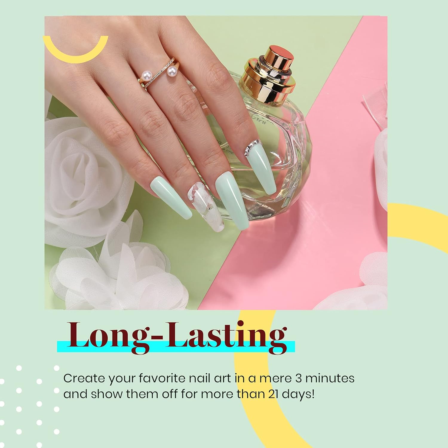 Beetles Gel Nail Polish 15ml Green Gel Polish Pastel Mint Green Color Gel Polish Soak off Uv Led Nail Lamp Nail Art Manicure Salon Salon DIY Gel Nail Design-Velvo Beauty