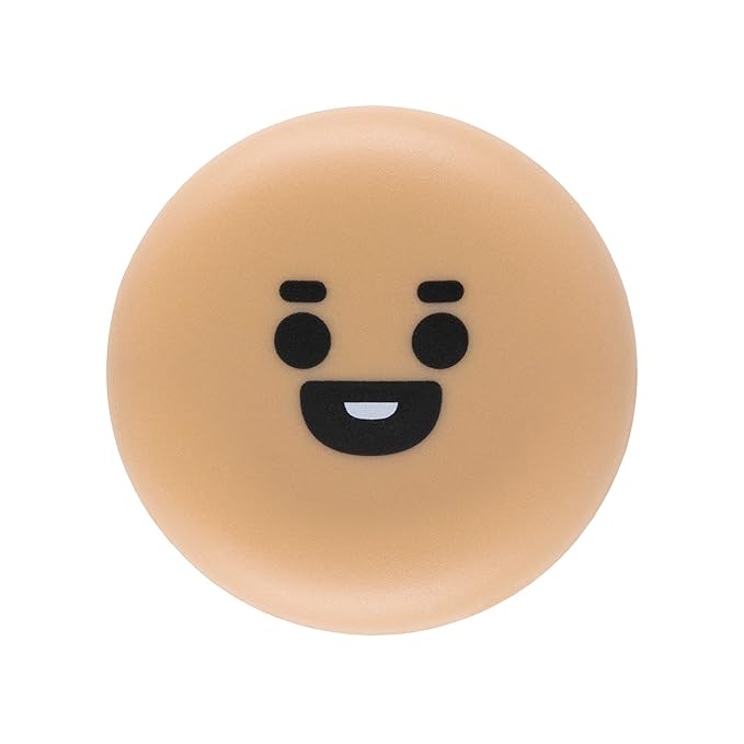 The Crème Shop | BT21 Baby - SHOOKY Macaron Lip Balm - Brown Sugar Milk Tea (Mauve Tinted)-Velvo Beauty