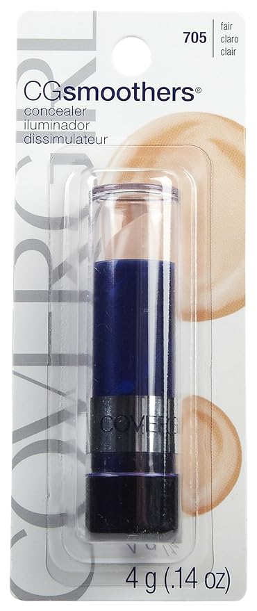 CoverGirl Smoothers Concealer, Fair [705], 0.14 oz (Pack of 2)-Velvo Beauty