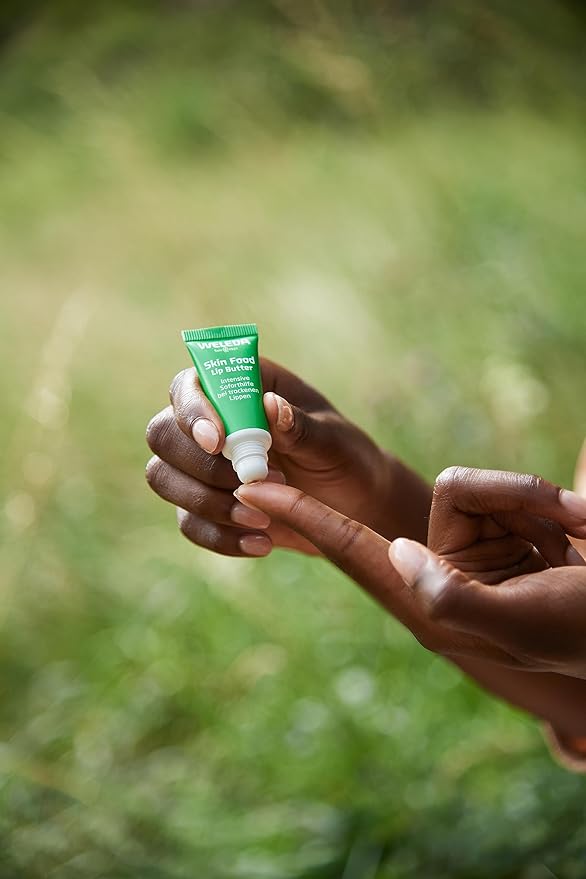 Weleda Skin Food Lip Butter, 0.27 Ounce, Plant Rich Moisturizing Lip Care with Sunflower Seed Oil, Chamomile and Calendula-Velvo Beauty