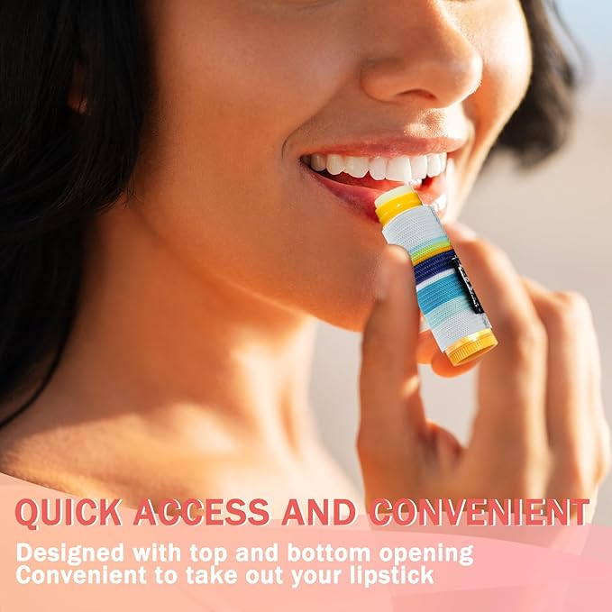 WK IEASON Lip Balm Holder Keychain Bulk Chapstick Holder Key chain-Velvo Beauty