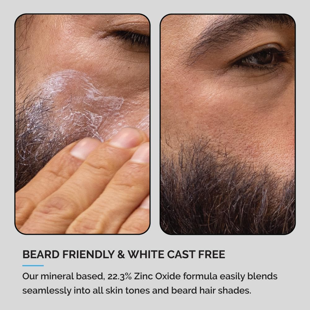 ZEUS Men's Daily Defense SPF50 Face Moisturizer for Men, Natural & Organic, Zinc Oxide Face Moisturizing Mineral Sunscreen, Hydrates & Protects Skin Against Harmful UV Rays (Made in USA)-Velvo Beauty