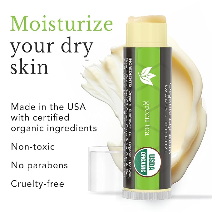 Natural Lip Balm Chapstick Pack - 12 Chap Stick Organic Lip Balm Set for Lip Healing and Repair - Natural Chapstick Hydrating Lip Balm for Dry Cracked Lips Flavored Lip Balm-Velvo Beauty