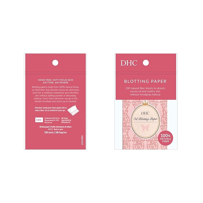 DHC Mascara Perfect Pro Double Protection 0.17 oz. Net wt. and Blotting Paper 2 pack (100 sheets x 2)-Velvo Beauty