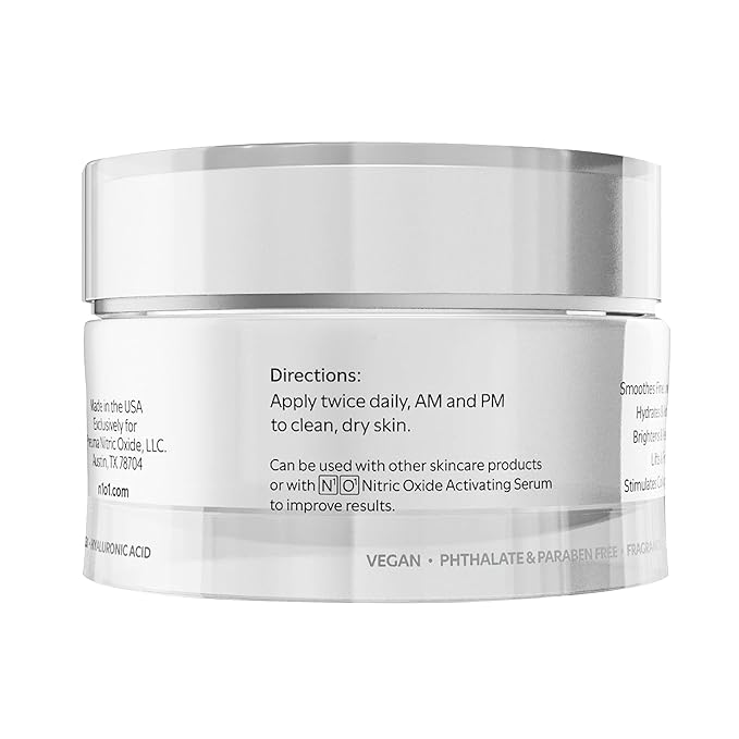 Moisturizer Face Cream - Day & Night Face Moisturizer with Nitric Oxide, Peptide Complex, Epidermal Growth Factor - Tightening & Firming Skin Care Products for Wrinkles, Dark Spots - 1.75 oz.-Velvo Beauty