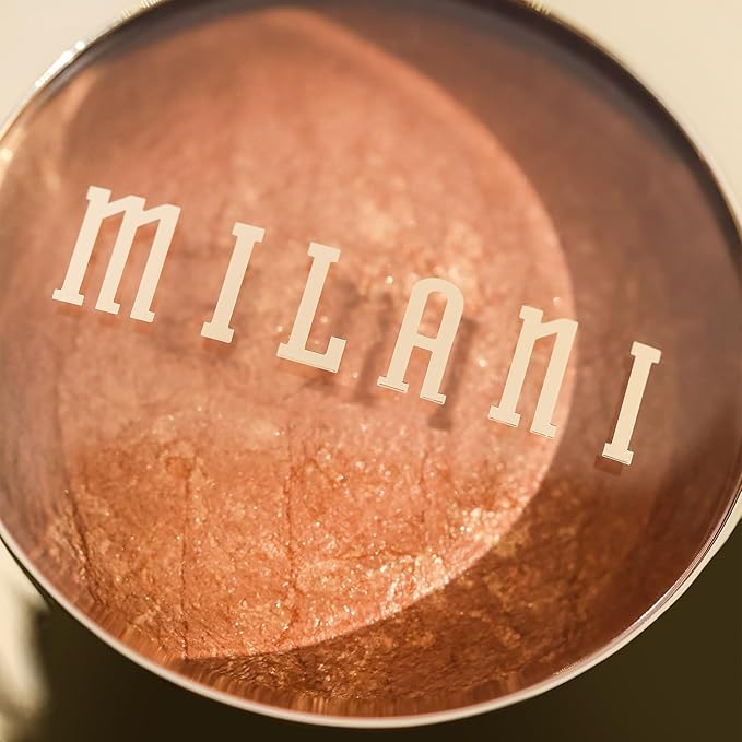 Milani Bronzer Powder - Baked Bronzer Made in Italy, Bronzing Shimmer Highlighter Makeup for Contour -Soleil-Velvo Beauty