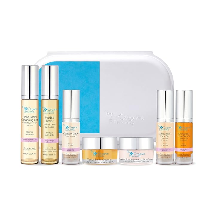 The Organic Pharmacy Essential Skin Care Kit - 7 Pc Travel-size Collection-Velvo Beauty