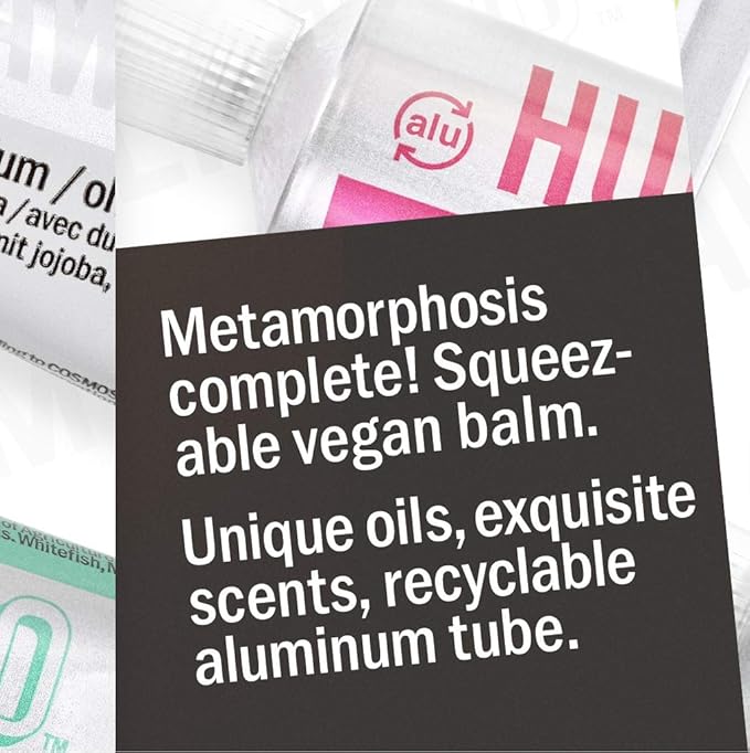 Hurraw! Balmtoo Squeezable Balm, Jasmine Vanilla: Thick, ultra-moisturizing. Anywhere application. Body, face, lips, neck, fingers, toes. 1 tube = 7 sticks of lip balm. Natural, Organic. Made in USA-Velvo Beauty