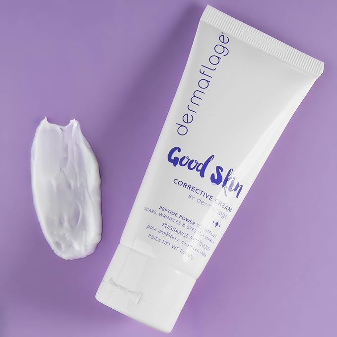 Dermaflage Acne Scar Removal Cream With Peptide Power, Fade Acne, Surgical Scars, Stretch Marks And Wrinkles With Good Skin, 2 oz.-Velvo Beauty