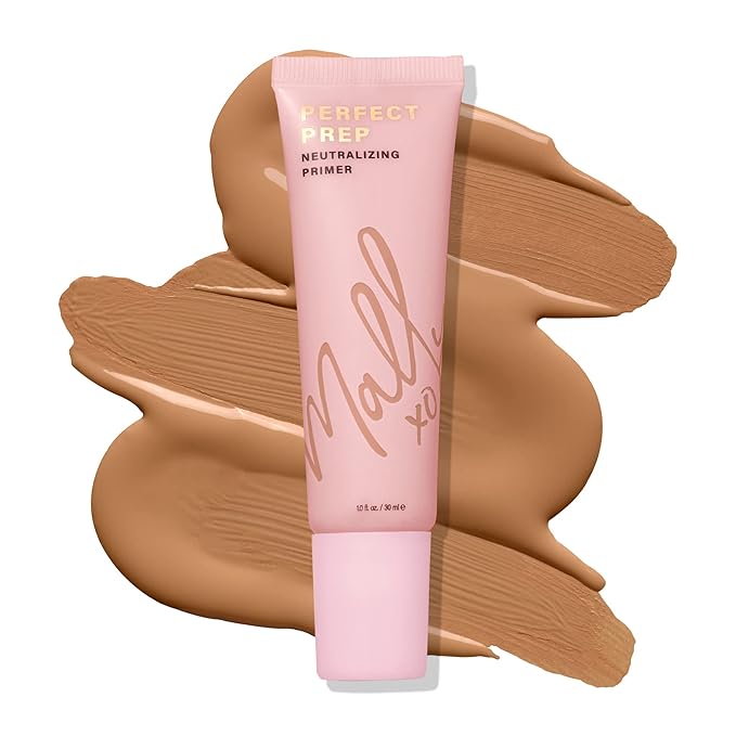 Mally Perfect Prep Neutralizing Tinted Face Primer Deep- 1 Fl Oz - Color-correcting Primer Makeup with Hyaluronic Acid - Long-Wear Foundation Face Primer-Velvo Beauty