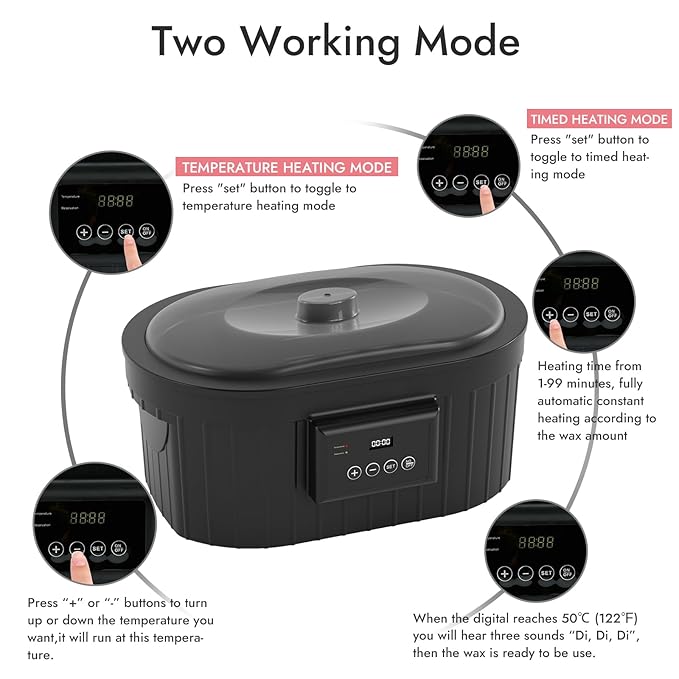 Paraffin Wax Machine for Hand and Feet, Waxkiss 5000ml Paraffin Bath with Lavender Paraffin Wax Warmer for Professional Spa & Arthritis Treatment At Home-Velvo Beauty