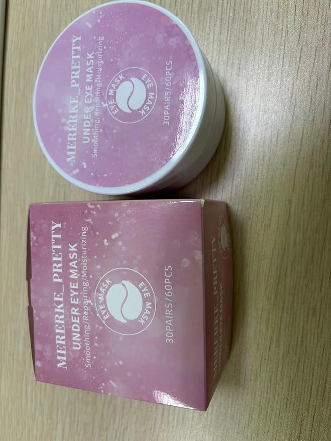 Vemofoper Under Eye Patches - 30 Pairs Collagen Under Eye Masks Anti-Aging Eye Mask for Face to Soothe Puffiness, Eye Bags and Wrinkles-Velvo Beauty