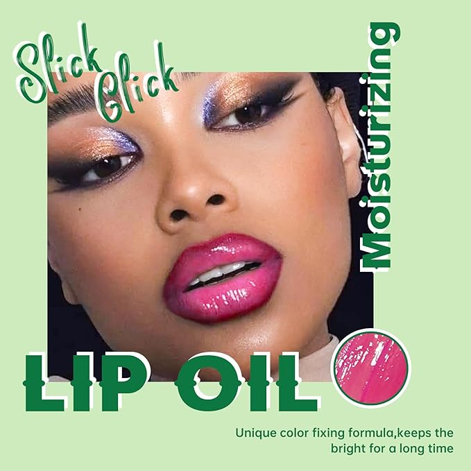 2 in 1 Solid Click Lip Gloss Pen With Brown Lip Liner Set Moisturizing Long Lasting Light Pink High Glossy Jelly Tinted Lip Balm Juicy Buildable Lip Plumper Makeup for Women-Velvo Beauty