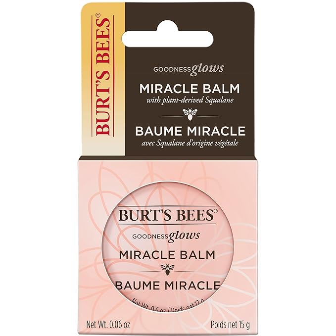 Burt's Bees 100% Natural Origin Goodness Glows Miracle Balm, Hydrates and Softens Dry Skin From Head To Toe, 0.6 Ounce Tin-Velvo Beauty