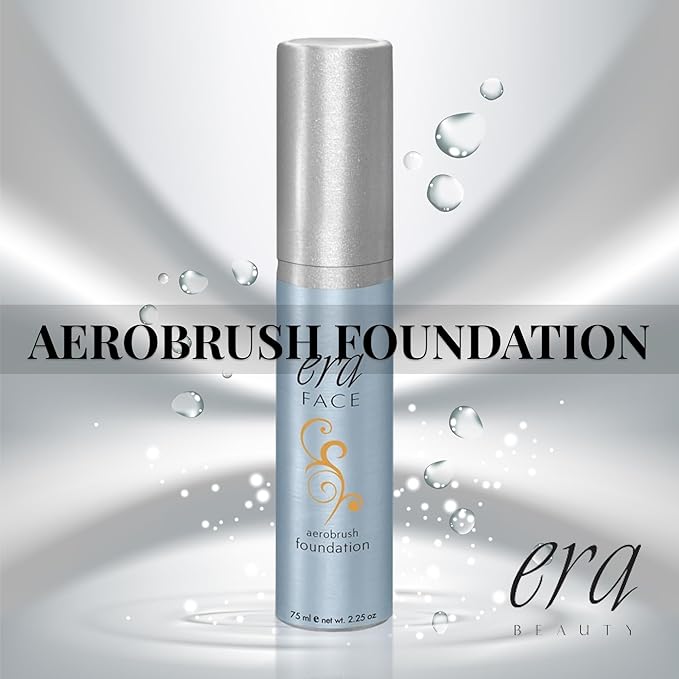 ERA Face spray makeup (Y7 Carmel, 2.25 oz) - airbrush foundation, everyday, buildable, professional spray on cosmetics by Era Beauty-Velvo Beauty