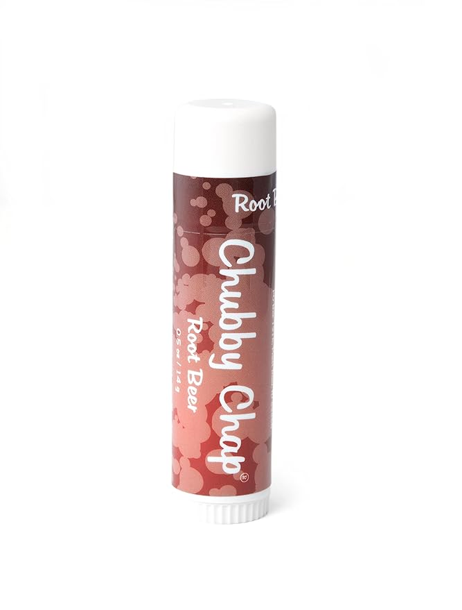 Chubby Chapstick - One (1x) Large Jumbo Chapstick Natural Chapstick - .5 Ounce Lip Balm (Rootbeer)-Velvo Beauty