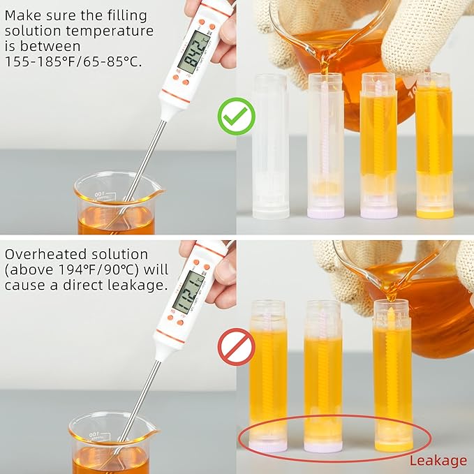 LotFancy Lip Balm Tubes Empty, 60PCS 5.5ml (3/16 Oz), Clear Lip Balm Container Tubes with Purple Caps, BPA Free & Leak Free, Refillable-Velvo Beauty